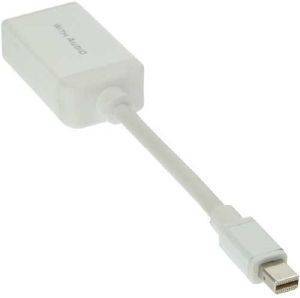 INLINE MINI DISPLAYPORT ADAPTER TO HDMI FEMALE INCL. AUDIO WHITE