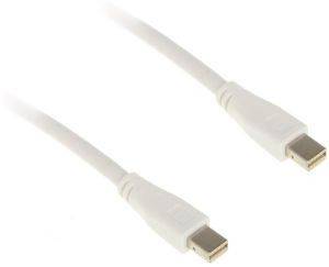 INLINE MINI DISPLAYPORT CABLE PLUG/PLUG 1M WHITE