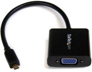 STARTECH MICRO HDMI TO VGA ADAPTER CONVERTER FOR SMARTPHONES/ULTRABOOK/TABLET STARTECH MICRO HDMI TO VGA ADAPTER CONVERTER FOR SMARTPHONES/ULTRABOOK/TABLET