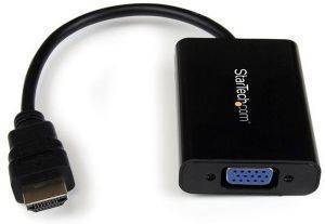 STARTECH HDMI TO VGA VIDEO ADAPTER CONVERTER WITH AUDIO FOR DESKTOP PC/LAPTOP/ULTRABOOK