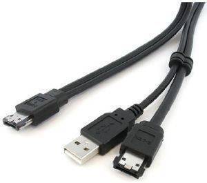 STARTECH ESATA AND USB A TO POWER ESATA CABLE M/M 0.9M