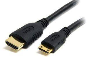 STARTECH HIGH SPEED HDMI CABLE WITH ETHERNET - HDMI TO HDMI MINI M/M 0.5M