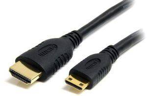 STARTECH HIGH SPEED HDMI CABLE WITH ETHERNET - HDMI TO HDMI MINI M/M 0.5M STARTECH HIGH SPEED HDMI CABLE WITH ETHERNET - HDMI TO HDMI MINI M/M 0.5M
