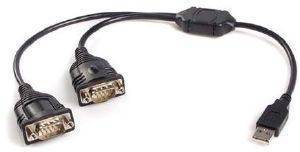 STARTECH 2-PORT USB TO RS232 SERIAL DB9 ADAPTER CABLE