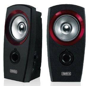 SWEEX SP041 2.0 SPEAKER SET USB BLACK/RED SWEEX SP041 2.0 SPEAKER SET USB BLACK/RED