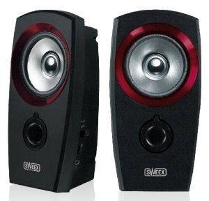 SWEEX SP041 2.0 SPEAKER SET USB BLACK/RED