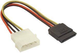 NATEC NKA-0612 SERIAL ATA POWER MOLEX(M) TO SATA(F) CABLE 15CM