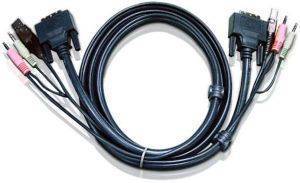 ATEN 2L-7D05UD USB DVI-D DUAL LINK KVM CABLE 5M