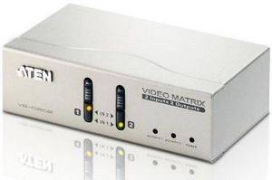 ATEN VS0202-AT-G 2-PORT VIDEO MATRIX SWITCH (2 INPUTS 2 OUTPUTS) ATEN VS0202-AT-G 2-PORT VIDEO MATRIX SWITCH (2 INPUTS 2 OUTPUTS)