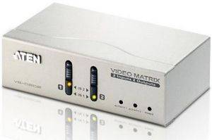 ATEN VS0202-AT-G 2-PORT VIDEO MATRIX SWITCH (2 INPUTS 2 OUTPUTS)