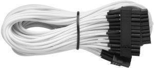 CORSAIR PROFESSIONAL SERIES AX850/AX750/AX650 INDIVIDUALLY SLEEVED MODULAR CABLES WHITE