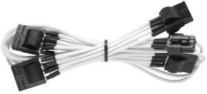 CORSAIR PROFESSIONAL HX/ENTHUSIAST TXM/BUILDER CXM INDIVIDUALLY SLEEVED MODULAR CABLES WHITE