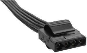 CORSAIR TYPE 3 FLAT BLACK PERIPHERAL CABLE WITH 4 CONNECTORS