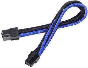 SILVERSTONE PP07-IDE6BA 6-PIN PCI-E TO 6-PIN PCI-E CABLE 250MM BLACK/BLUE