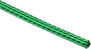 TECHFLEX FLEXO PET SLEEVE 3MM GREEN/BLACK 1M TECHFLEX FLEXO PET SLEEVE 3MM GREEN/BLACK 1M