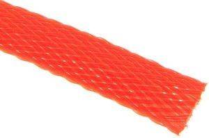 TECHFLEX FLEXO PET SLEEVE 9MM NEON RED 1M