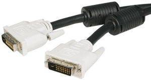 STARTECH DVI-D DUAL LINK MONITOR CABLE M/M 10M WHITE/BLACK STARTECH DVI-D DUAL LINK MONITOR CABLE M/M 10M WHITE/BLACK