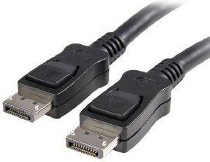 STARTECH DISPLAYPORT CABLE WITH LATCHES M/M 0.5M