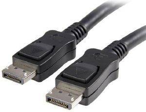 STARTECH DISPLAYPORT CABLE WITH LATCHES M/M 0.5M STARTECH DISPLAYPORT CABLE WITH LATCHES M/M 0.5M