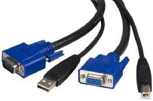 STARTECH 2-IN-1 USB KVM CABLE