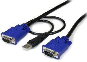 STARTECH ULTRA THIN USB VGA 2-IN-1 KVM CABLE 1.8M