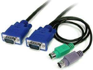 STARTECH 3-IN-1 ULTRA THIN PS/2 KVM CABLE 3M