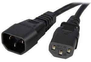 STARTECH STANDARD COMPUTER POWER CORD EXTENSION - C14 TO C13 0.3 M STARTECH STANDARD COMPUTER POWER CORD EXTENSION - C14 TO C13 0.3 M