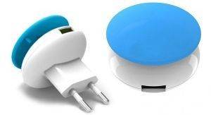 OSUNGO MUSHROOM WALL CHARGER 5V 2100MAH BLUE