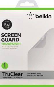 BELKIN F7N011CW TRUECLEAR SCREEN PROTECTOR FOR IPAD MINI TRANSPARENT BELKIN F7N011CW TRUECLEAR SCREEN PROTECTOR FOR IPAD MINI TRANSPARENT