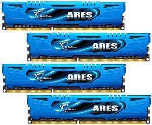 G.SKILL F3-2400C11Q-16GAB 16GB (4X4GB) DDR3 2400MHZ CL11 ARES QUAD CHANNEL KIT