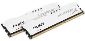 KINGSTON HX313C9FWK2/16 16GB (2X8GB) DDR3 1333MHZ HYPERX FURY WHITE SERIES DUAL CHANNEL KIT KINGSTON HX313C9FWK2/16 16GB (2X8GB) DDR3 1333MHZ HYPERX FURY WHITE SERIES DUAL CHANNEL KIT