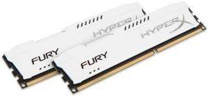 KINGSTON HX316C10FWK2/16 16GB (2X8GB) DDR3 1600MHZ HYPERX FURY WHITE SERIES DUAL CHANNEL KIT