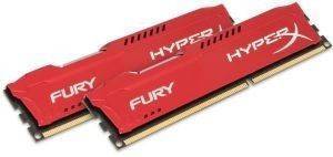 KINGSTON HX318C10FRK2/8 8GB (2X4GB) DDR3 1866MHZ HYPERX FURY RED SERIES DUAL CHANNEL KIT KINGSTON HX318C10FRK2/8 8GB (2X4GB) DDR3 1866MHZ HYPERX FURY RED SERIES DUAL CHANNEL KIT