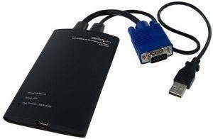 STARTECH KVM CONSOLE TO USB 2.0 PORTABLE LAPTOP CRASH CART ADAPTER