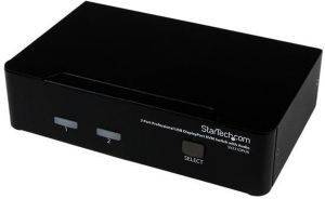 STARTECH 2-PORT PROFESSIONAL USB DISPLAYPORT KVM SWITCH WITH AUDIO