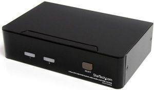 STARTECH 2-PORT DVI USB KVM SWITCH WITH AUDIO AND USB 2.0 HUB