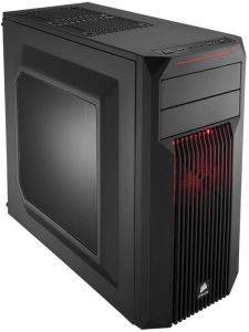 CORSAIR CARBIDE SERIES SPEC-02 MID TOWER CASE RED LED