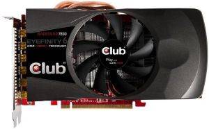 CLUB3D RADEON HD7850 EYEFINITY 6 2GB GDDR5 PCI-E RETAIL