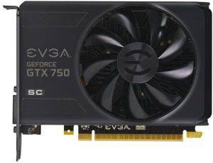 EVGA GEFORCE GTX 750 SUPERCLOCKED 2GB GDDR5 PCI-E RETAIL