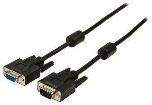VALUELINE VLCP59100B3.00 VGA CABLE VGA MALE - VGA FEMALE 3M BLACK VALUELINE VLCP59100B3.00 VGA CABLE VGA MALE - VGA FEMALE 3M BLACK