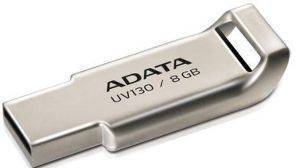 ADATA DASHDRIVE UV130 8GB USB2.0 FLASH DRIVE CHAMPAGNE GOLDEN