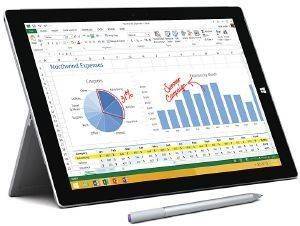 MICROSOFT SURFACE PRO 3 12\'\' INTEL CORE I5 256GB WIFI BT WINDOWS 8.1 PRO SILVER