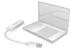 RAIDSONIC ICY BOX IB-AC6034-U3 2.5\'\' SATA SSD/HDD TO USB 3.0 ADAPTER WITH ALUMINIUM BOX RAIDSONIC ICY BOX IB-AC6034-U3 2.5\'\' SATA SSD/HDD TO USB 3.0 ADAPTER WITH ALUMINIUM BOX