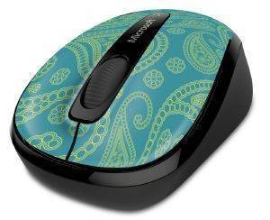 MICROSOFT WIRELESS MOBILE MOUSE 3500 TEAL/GREEN