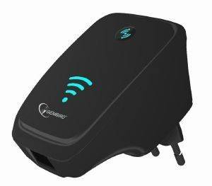 GEMBIRD WNP-RP-002-B WIFI REPEATER 300 MBPS BLACK