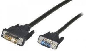 VALUELINE VLCP32100B2.00 CABLE DVI-A 12+5P MALE - VGA MALE 2M BLACK