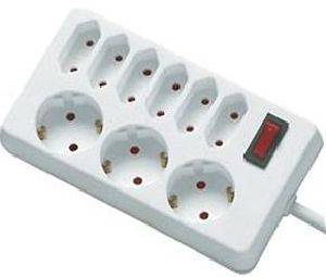 REV SOCKET LINE 6+3SOCKETS WHITE