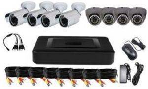 VANDSEC VK-A1108HXS70 DVR KIT WITH 4XWATERPROOF IR BULLET CAMERAS + 4XVANDALPROOF IR DOME CAMERAS