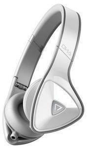 MONSTER DNA ON-EAR HEADPHONES APPLE CONTROLTALK WHITE OVER LIGHT GREY