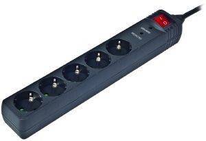 ENERGENIE SPG5-C-5 5 SOCKETS SURGE PROTECTOR 1.5M BLACK